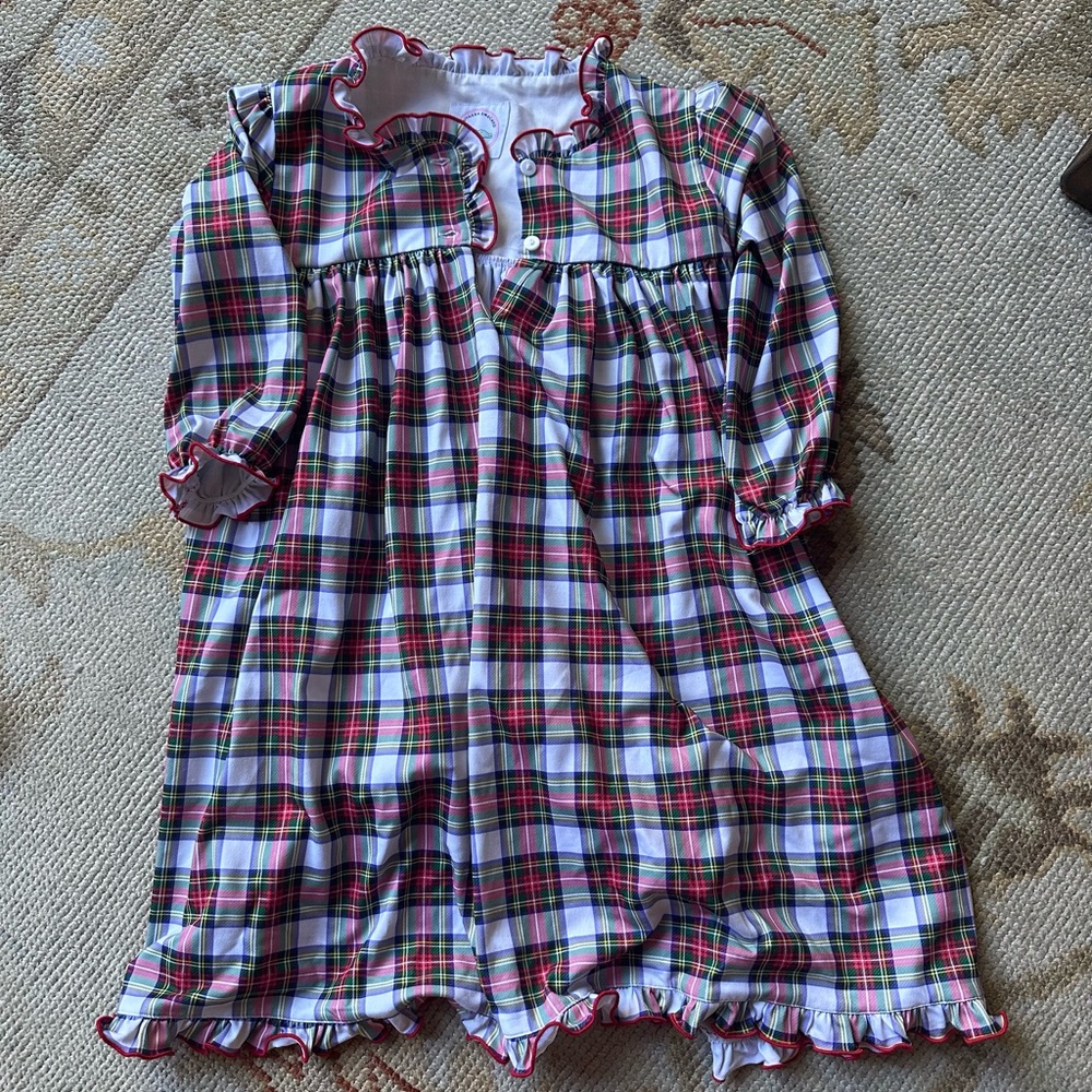 Holiday Christmas Plaid nightgown